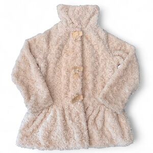 Girls Me Jane Kids Elegant 
Fall Cream White Jacket Size Large